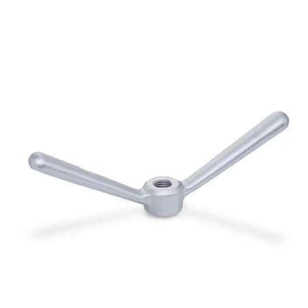 Otto Ganter Stainless Steel Clamp Nut with Double Lever, GN 206.1